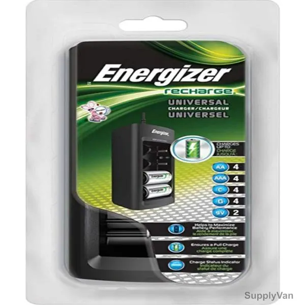 Energizer Rechargeable Battery Charger, 100-240V