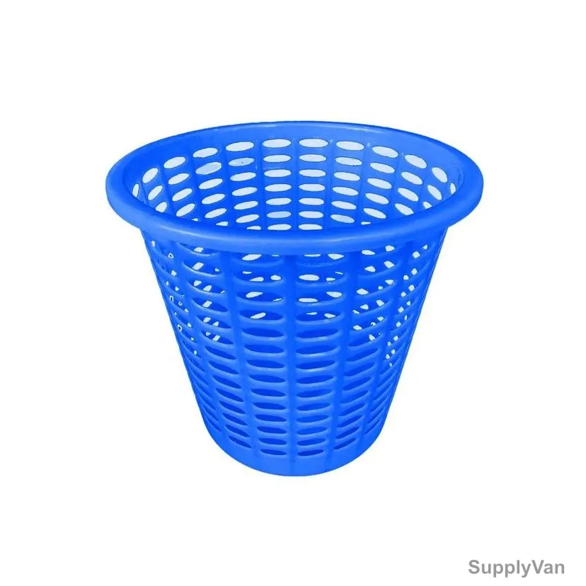 Akc Storage Basket, GB08, Plastic, Round, 27CM Height x 25CM Width, Blue