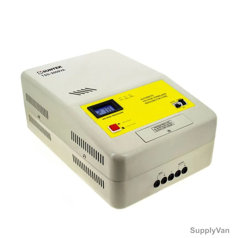 Suntek Servometer Voltage Stabilizer, TSD-3000VA, 12A, 120-285V, 3000VA