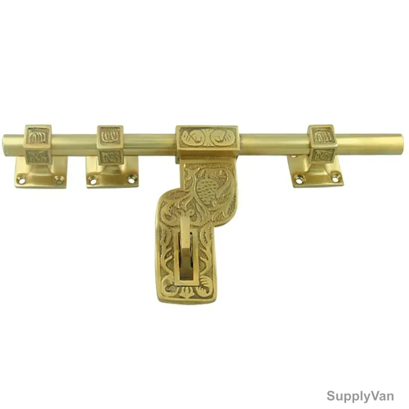 Robustline Decorative Bend Door Aldrop, Brass, 12 Inch Length