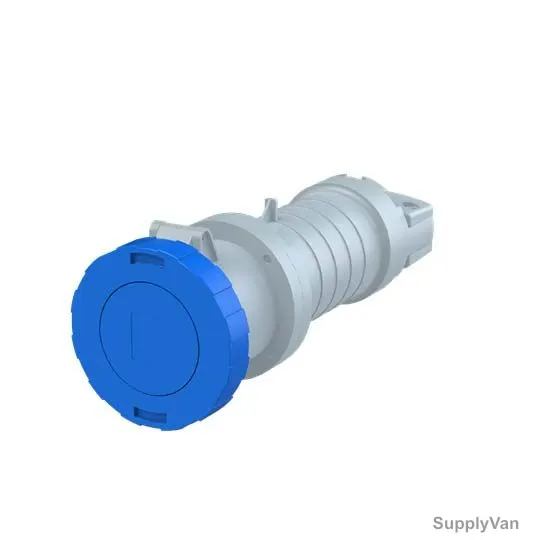 Abb Industrial Connector, 263C6W, 200-250V, IP67, 63A, 2P+E, Blue — image 1