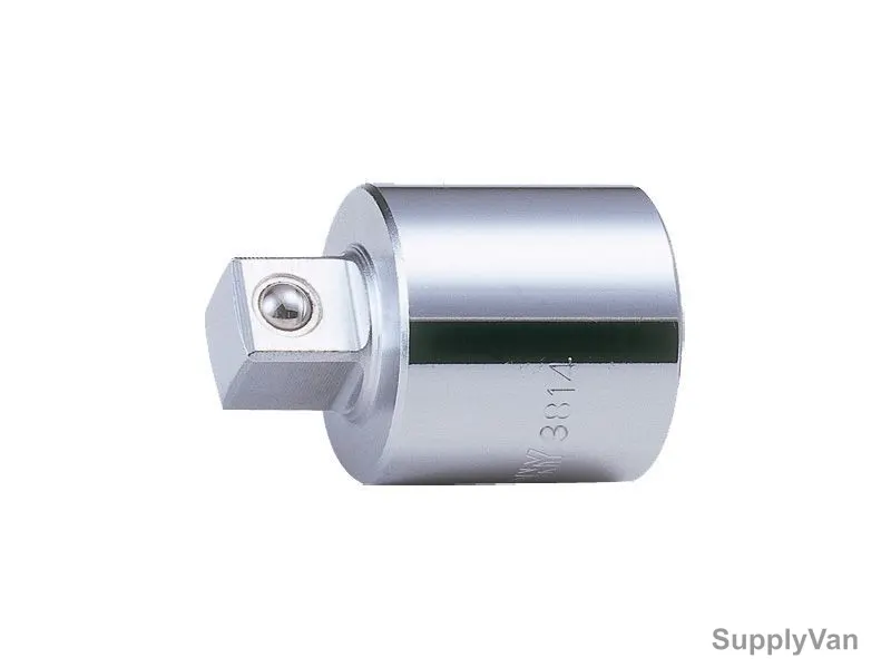 Kingtony Socket Adapter, 3814, 3/8 Inch Female x 1/2 Inch Male