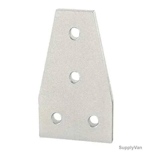 Extrusion Reinforcement T-Flat Plate, 30 Series, Aluminium, 30 x 30MM, Silver