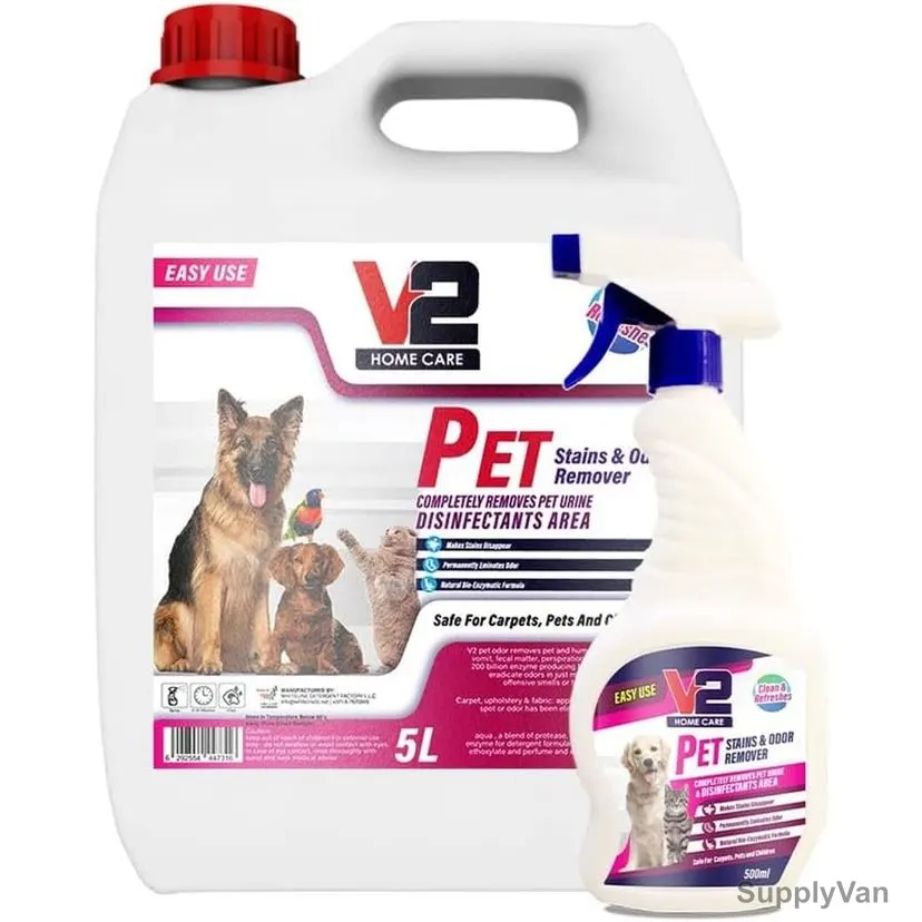 Swish Super Pet Stain and Odor Remover With Spray Bottle, R-5214700, Lemon, 5 Ltrs — image 1