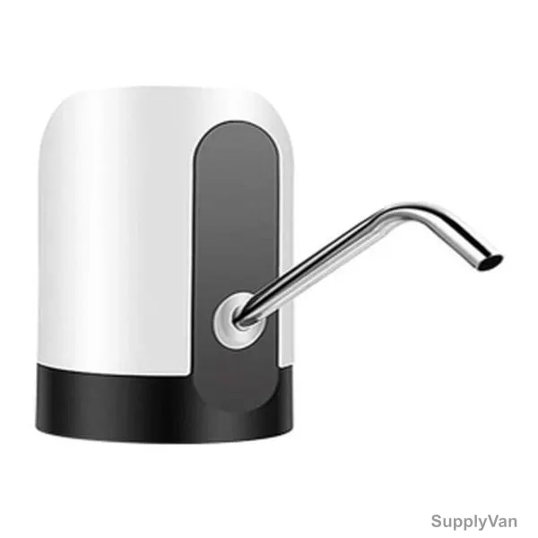 Nusense Rechargable Automatic Water Pump Dispenser, 1200mAh, White/Black — image 1