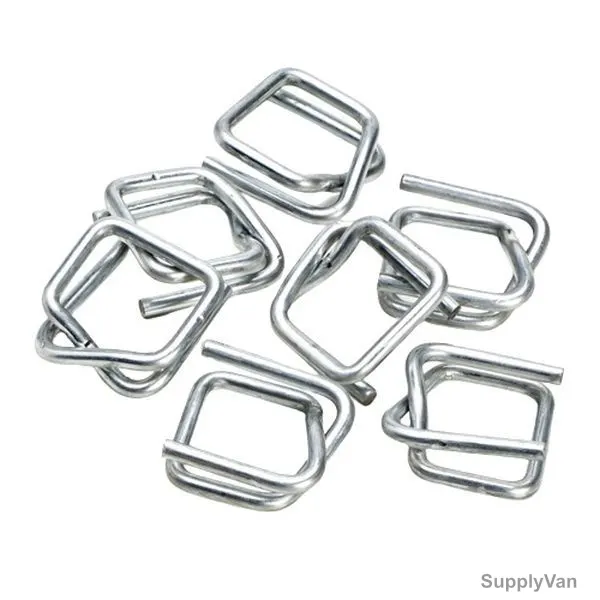 Composite Strap Buckle, GI, 3.3MM Thk, 13MM, 1000 Pcs/Pack — image 1
