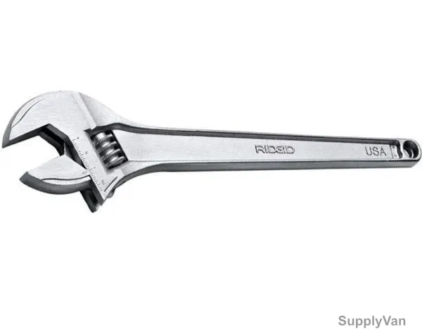 Ridgid Adjustable Wrench, 86907, 8 Inch