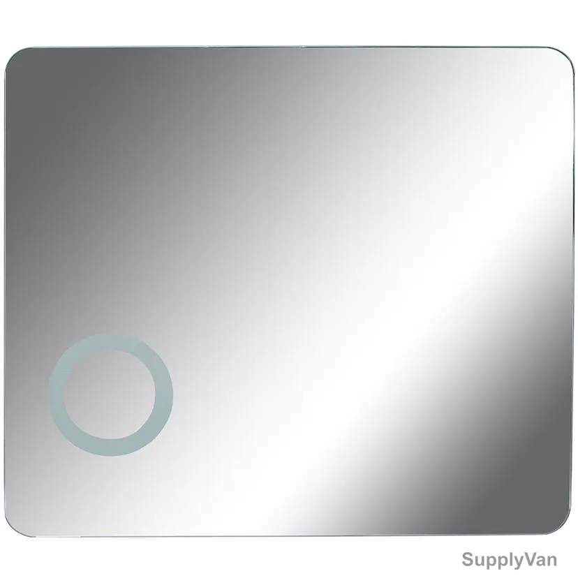 Argent Crystal LED Bathroom Mirror, 1831W, Rectangular