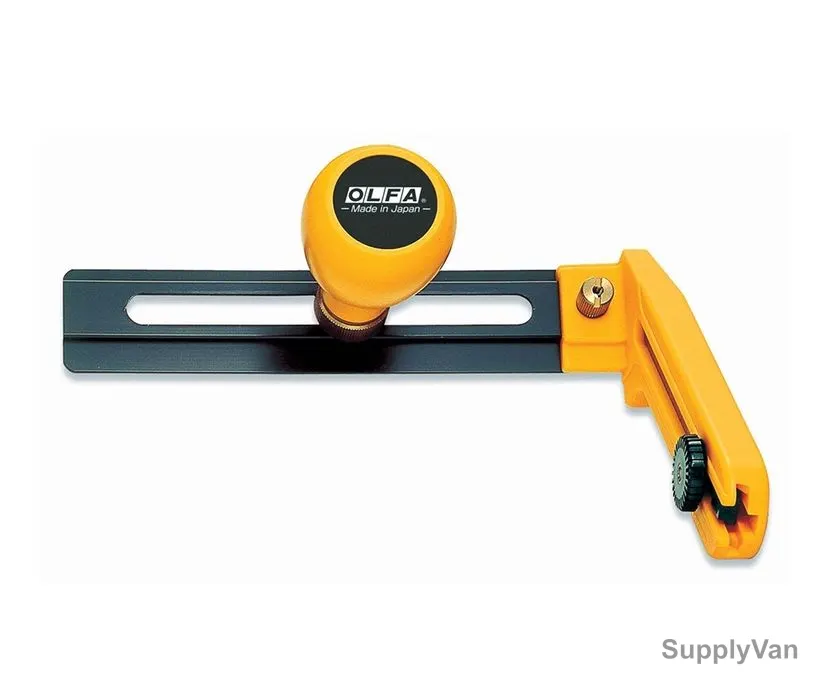 Olfa Heavy-Duty Circle Cutter Knife, OL-CMP-2, Black/Yellow