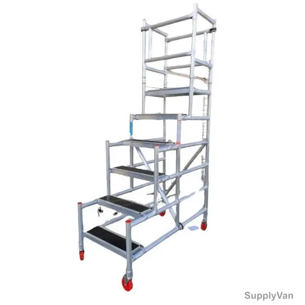 Escalon Podium Scaffolding, ALSPS3-0M, Aluminium, 3 Mtrs Height, 200 Kg Weight Capacity