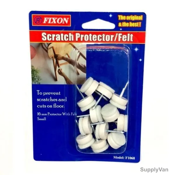 Fixon Chair Leg Scratch Protector, ABS, PK12