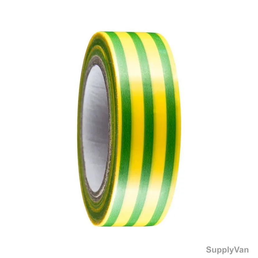 Beorol Insulated Tape, IT19ZZ, 10 Mtrs, Yellow and Green