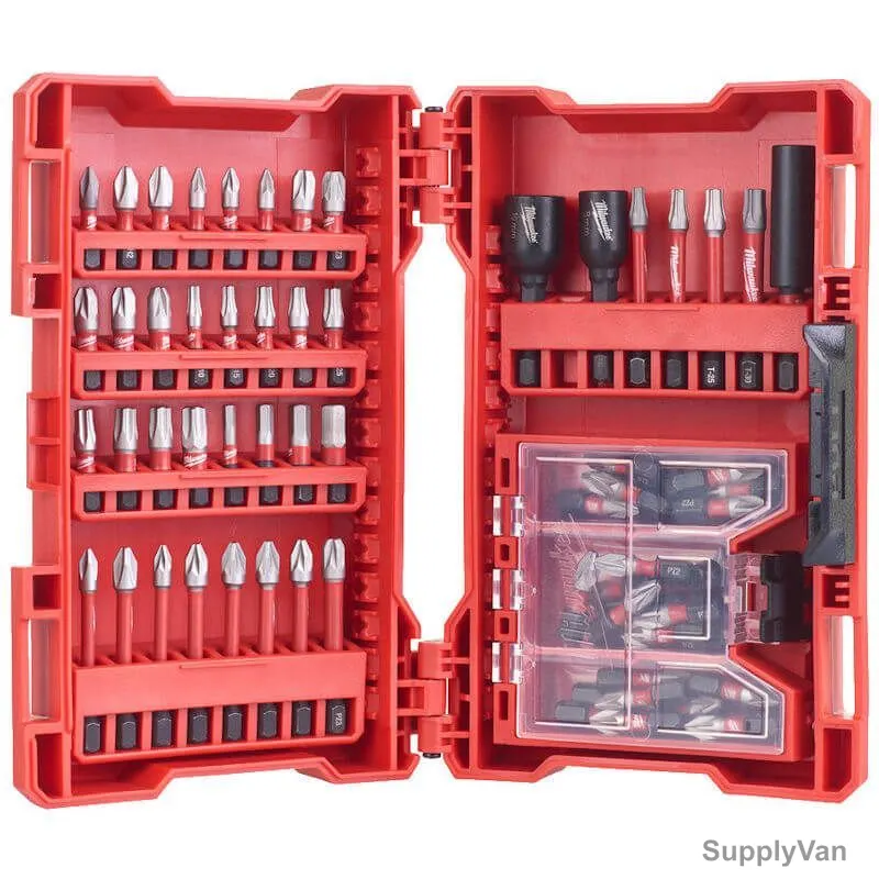 Milwaukee Impact Bit Set, 4932471587, Shockwave, 70 Pcs/Set