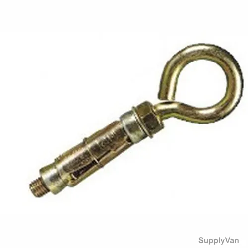 Fix Bolt W/ Eye Bolt, 10 x 100MM, Yellow, 100 PCS/Box