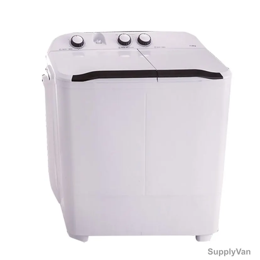 Venus Twin Tub Semi Automatic Washing Machine, VWP820, 8 Kg, White