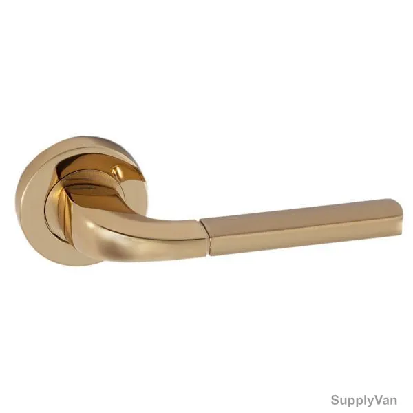 Doganlar Door Handle, Berat, Zinc, Gold Plated