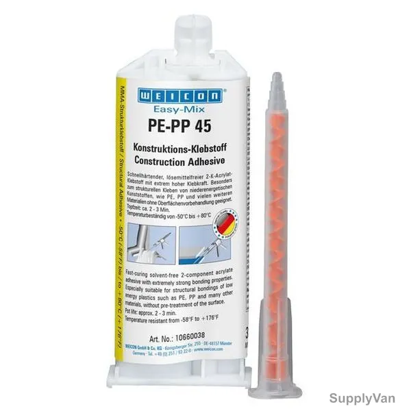 Weicon Easy-Mix PE-PP 45 Structural Acrylic Adhesive, 10660045, 45ML — image 1
