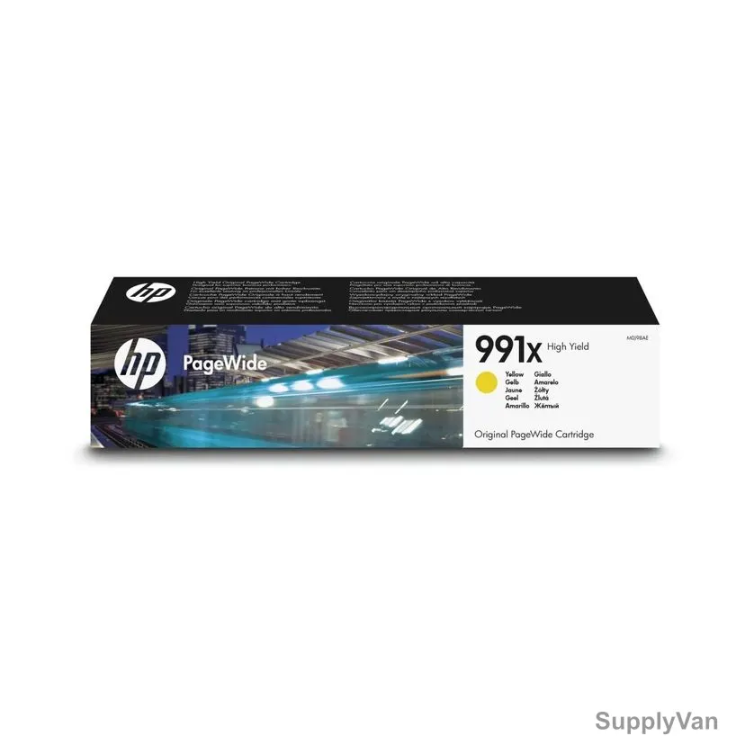 HP Original Pagewide Cartridge, M0J98AE, 991X, Yellow