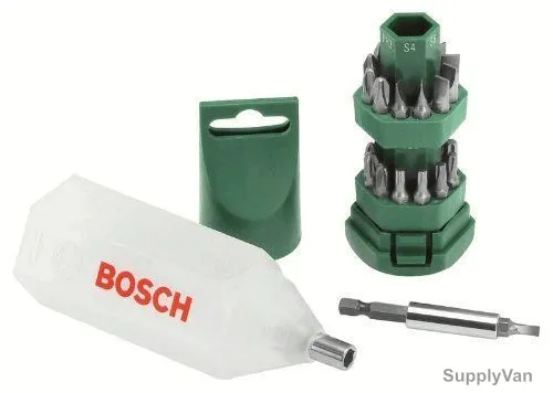 Bosch Big Bit Screwdriver Bits Set, 2607019503, 25Pcs
