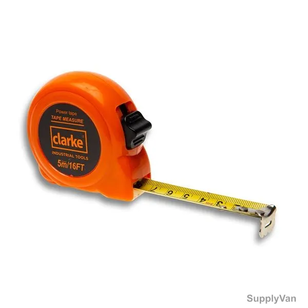 Clarke Measuring Tape, MT5CP, PVC, 5 Mtrs