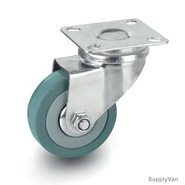 Swivel Plate Caster, 004075, Light Duty, 7.5CM, 55Kg