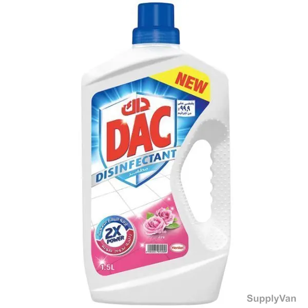 Dac Liquid Disinfectant, Rose, 1.5 Ltrs