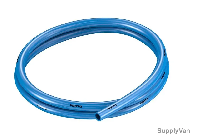 Festo Plastic Tubing, PUN-H-10X1-5-BL, 7MM Inner Dia x 10MM Outer Dia, 50 Mtrs Length, Blue — image 1