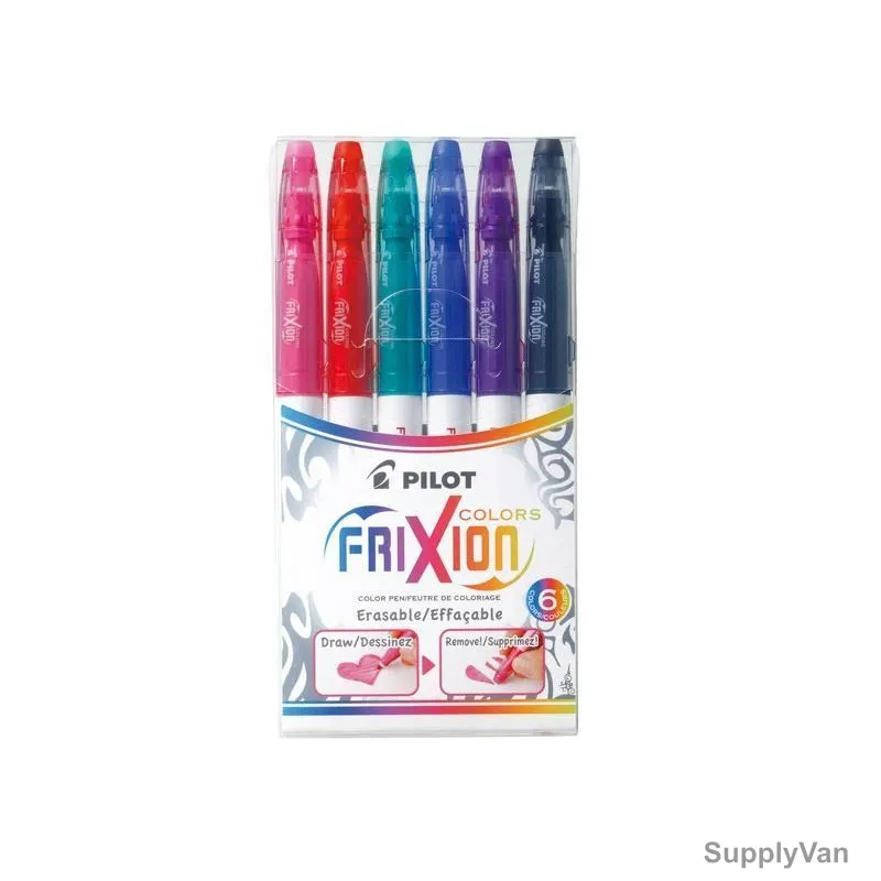 Pilot Erasable Marker, SW-FC-S6, Frixion, PK6