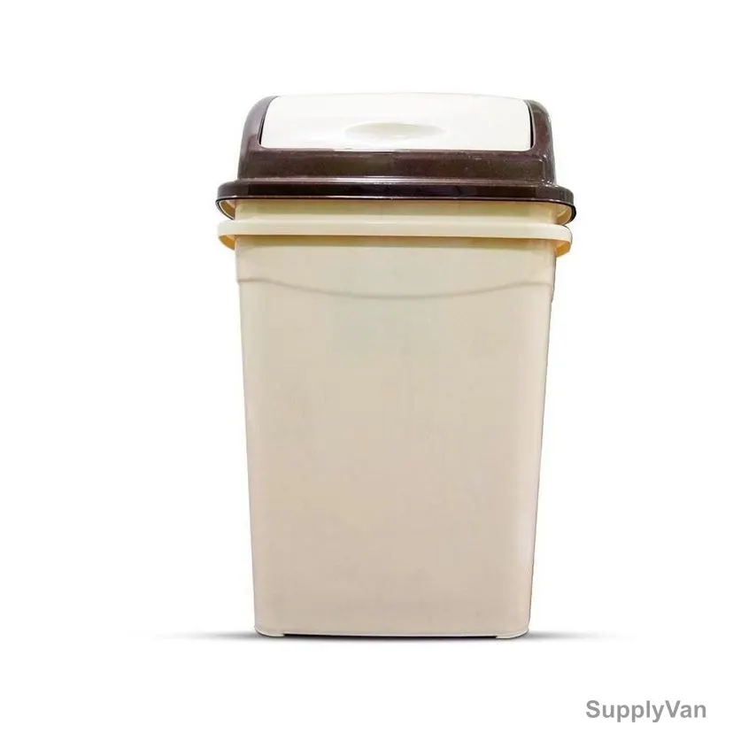 Akc Heavy Duty Garbage Bin, GC23-16, Plastic, 16 Ltrs, Beige — image 1