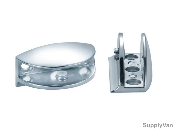 Yingda Glass Holder Clamp, YD-071, Zinc Alloy, 7MM, Silver — image 1