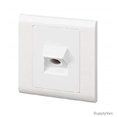 Mk Flex Outlet, MV1080WHI, Essential, Polycarbonate, 1 Gang, 25A, White