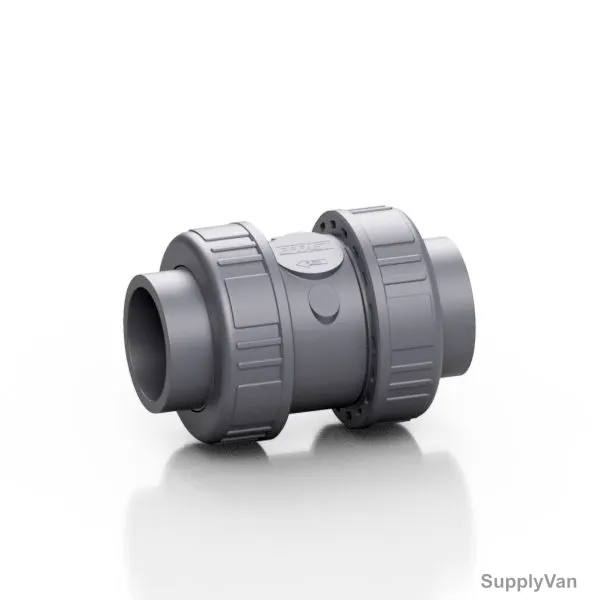 Effast Ball Check Valve, CDRCBD032V, CBD Series, PVC-U, 32MM, 16 Bar