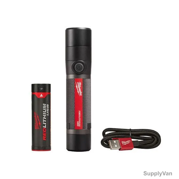 Milwaukee Rechargeable Handheld Flashlight, L4TMLED-201, 4V, 175 Mtrs, 1100 LM — image 1