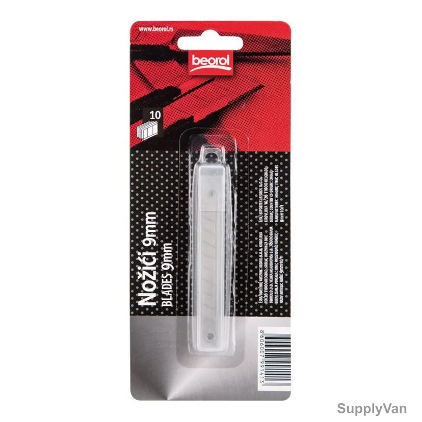 Beorol Breakable Spare Blade, N9, 9MM, 10PCS