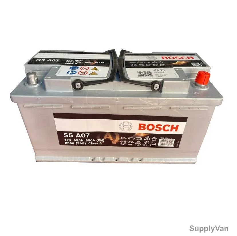 Bosch S5 A07 Starter Battery, 0092S5A070, 12V, 95Ah, 850A