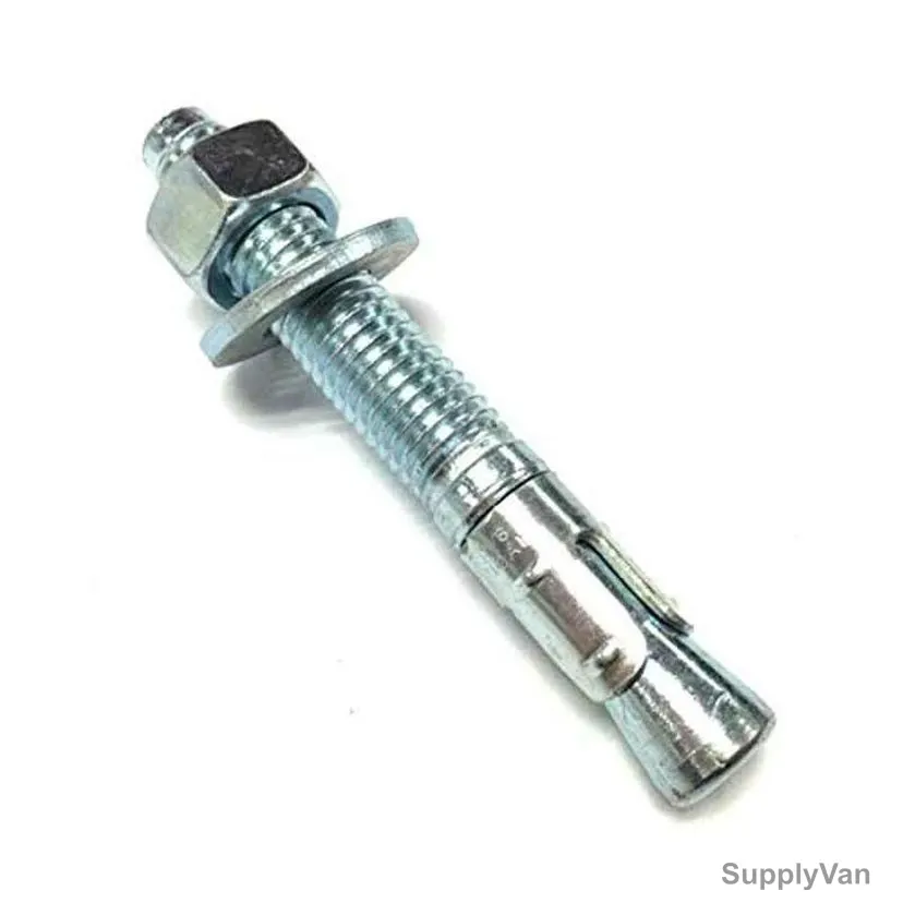 GI Through Bolt, 10MM Dia x 100MM Length, 25 Pcs/Pack