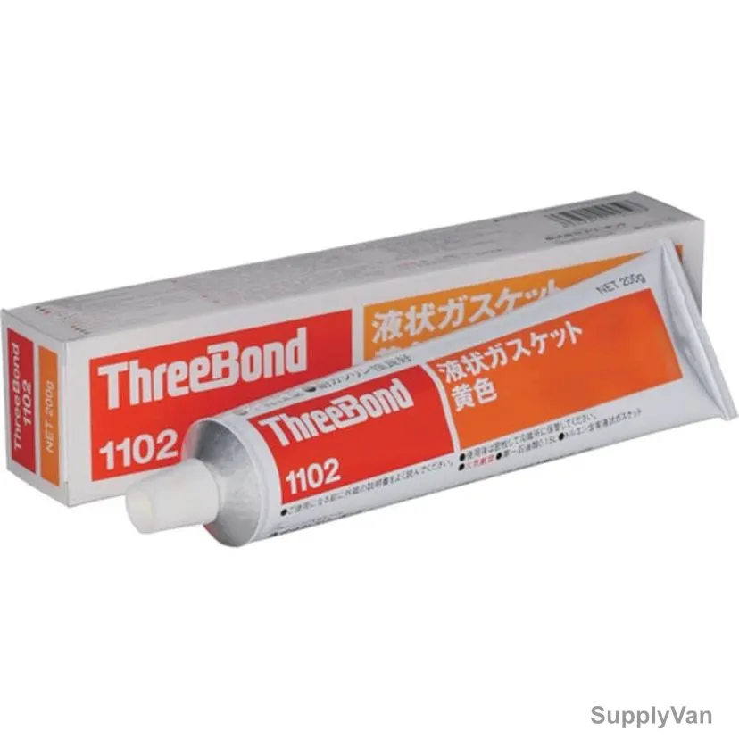 ThreeBond Non-Drying Liquid Gasket, 1102, 1100 Series, 200GM, Yellow