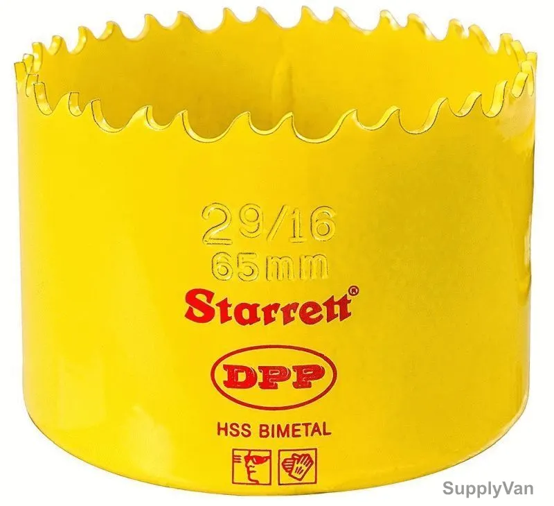 Starrett Dual Pitch Professional Hole Saw, DH0296, 65mm
