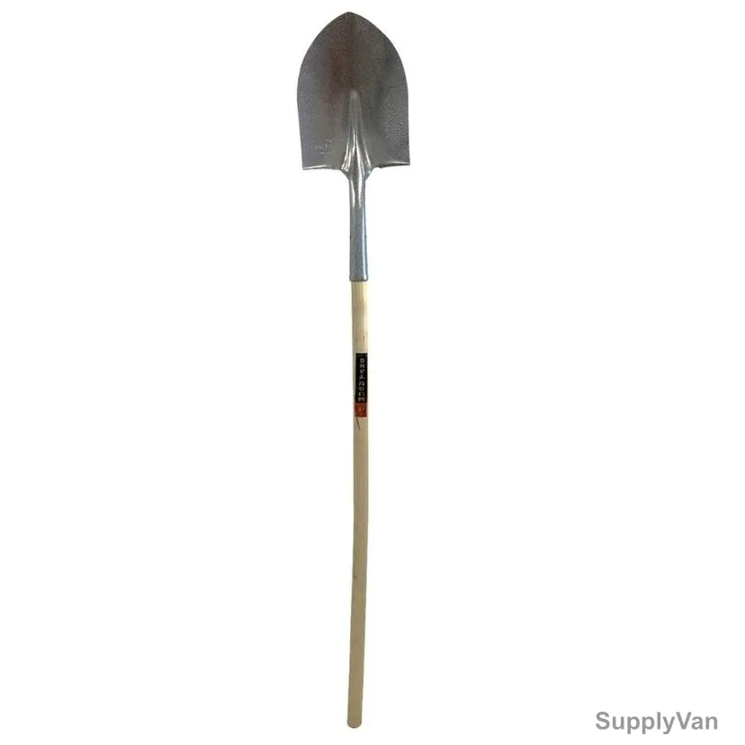Musu Tang A Handle Shovel, S518L, Pointed, Wood, 12 Pcs/Pack