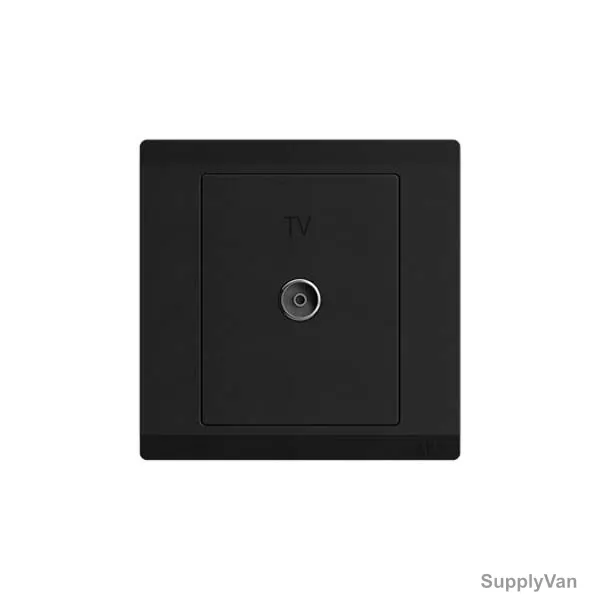 Abb TV Socket Outlet, BL301-885, lnora, 1 Gang, Starry Black