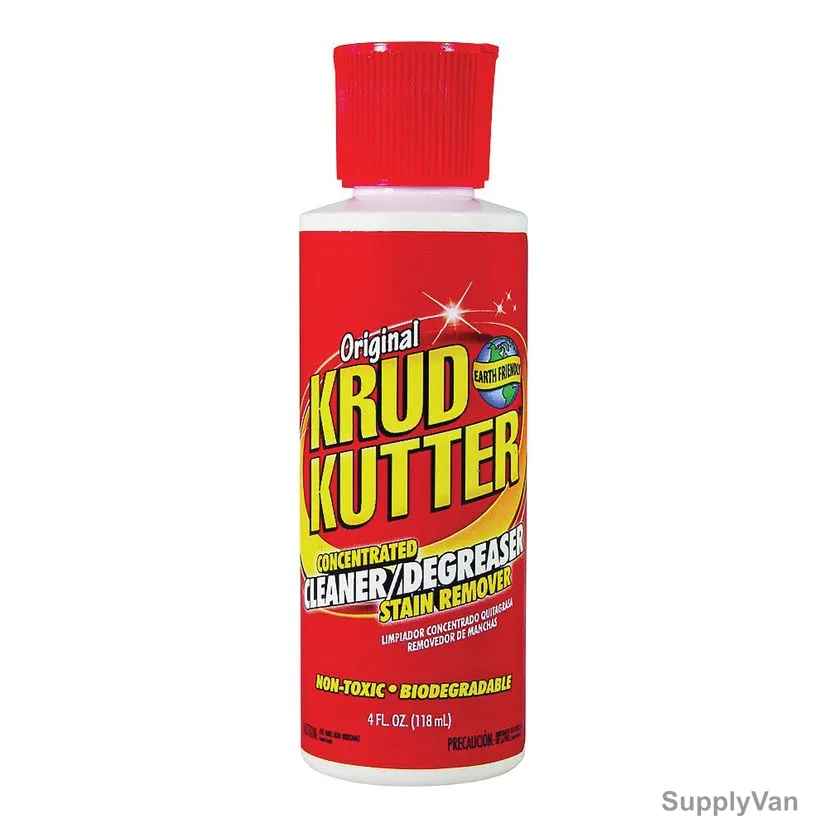 Krud Kutter Original Concentrate Cleaner and Degreaser, KK0424D, 4 Oz