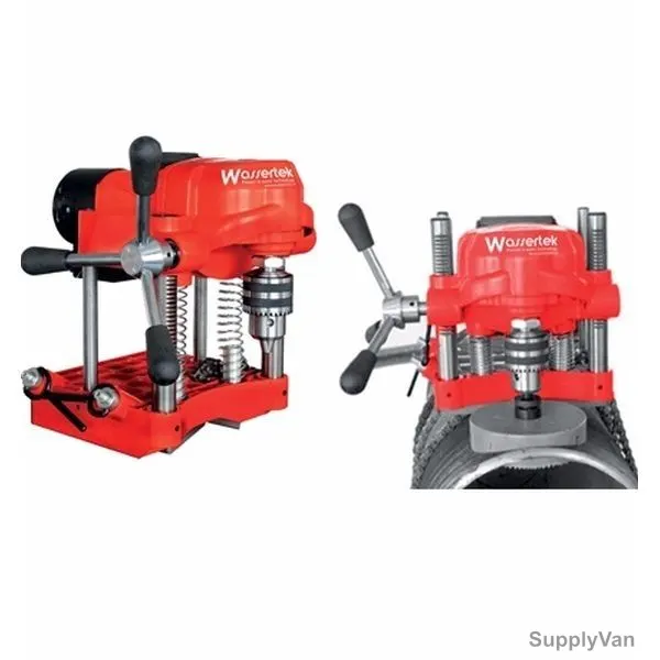 WASSERTEK Hole Saw Machine, HSAW150, 1500W, 110 RPM, Red