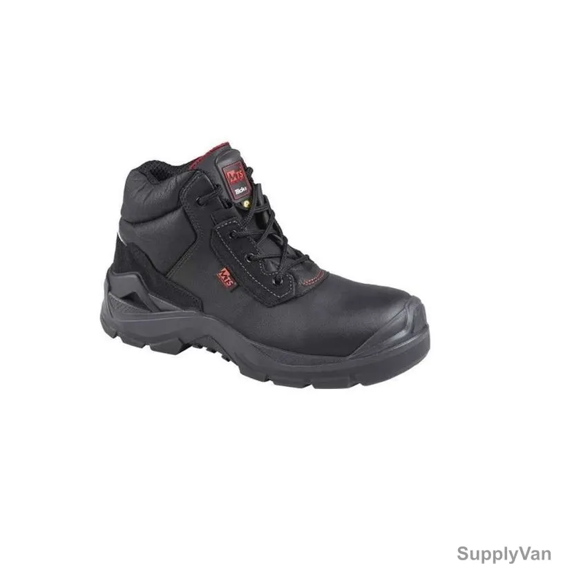 Mts Tech Total Flex S3 Safety Shoes, 70109, Black, Size38