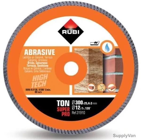 Rubi Diamond Blade, 091910, 300MM