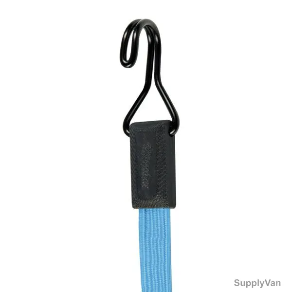 Master Lock Flat Bungee, ML3237EURDAT, 30CM x 18MM, 40 Kg, Light Blue