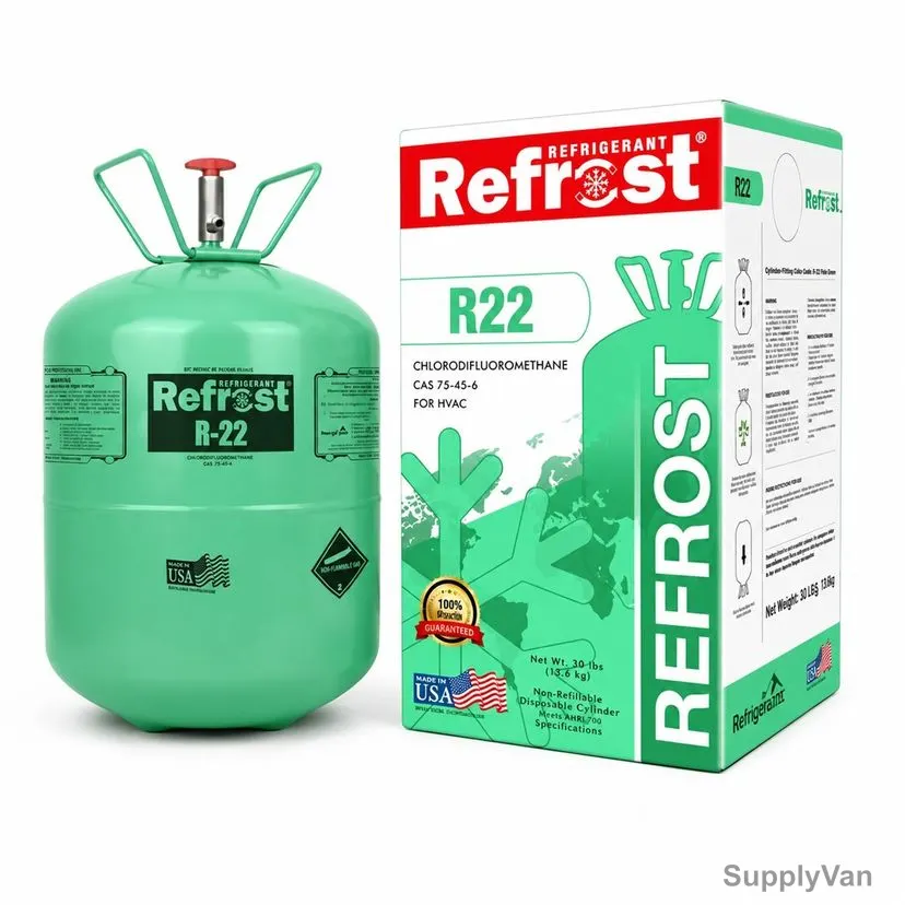 Refrost HVAC Refrigerant Gas, R-22, 13.6 Kg