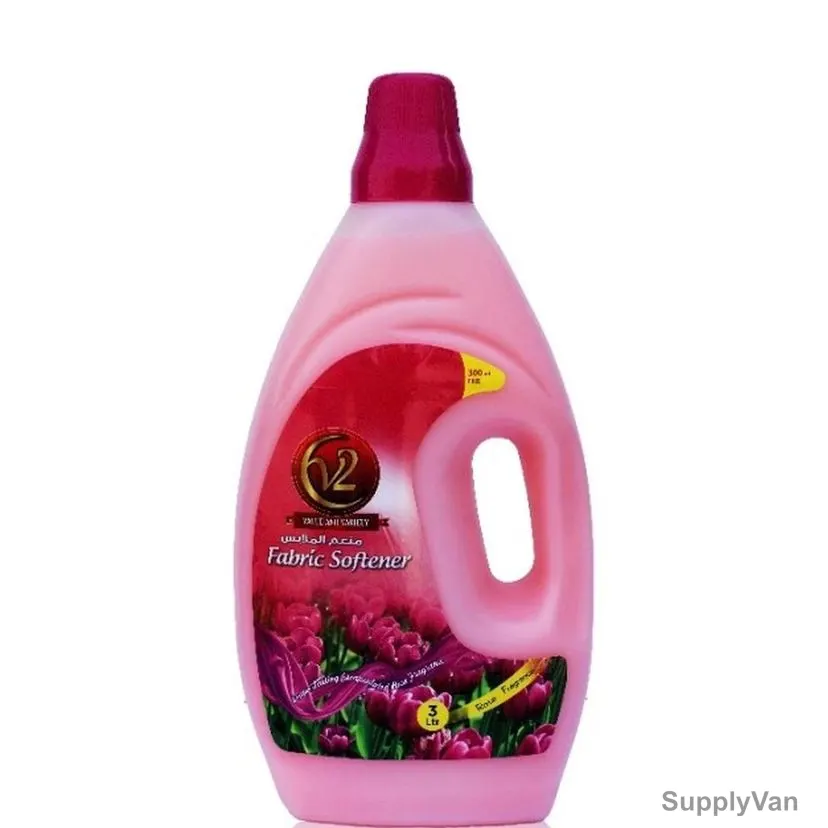 V2 Fabric Softener, SFCP3, Rose, 3 Ltrs