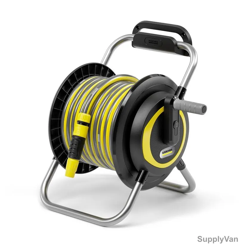 Karcher HR 3.20 Wall Mounted Hose Reel Set, 26453720, 24 Bar, 13MM Dia x 20 Mtrs Length, Yellow/Black — image 1
