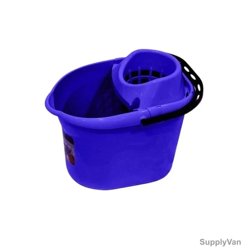 Akc Magic Spin Mop Bucket, MB12B-13, Plastic, 13 Ltrs, Blue