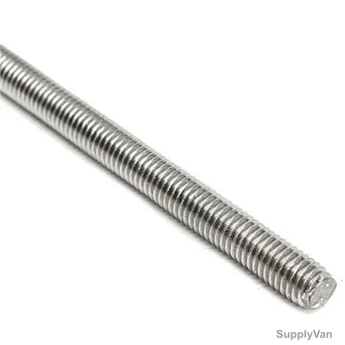 TBI Galvanised Threaded Rod, Steel, 6MM